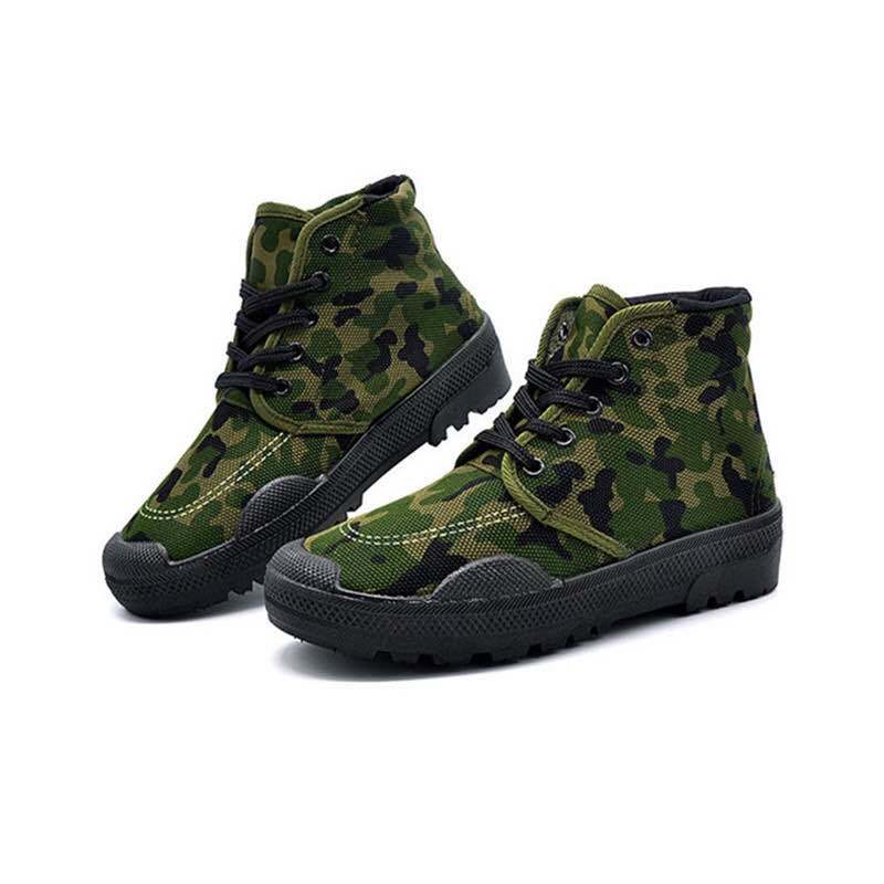 Men's slip resistance high-top work shoes