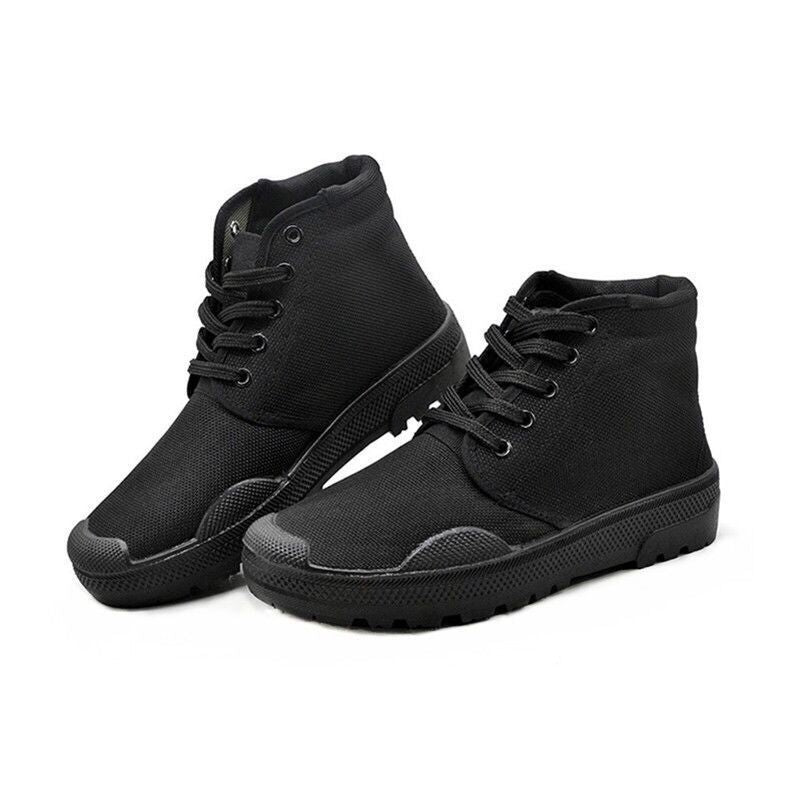 Men's slip resistance high-top work shoes