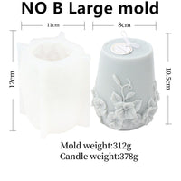 Cylindrical Candle Silicone