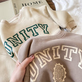 Unity Children Letter Printed Sweatshirts