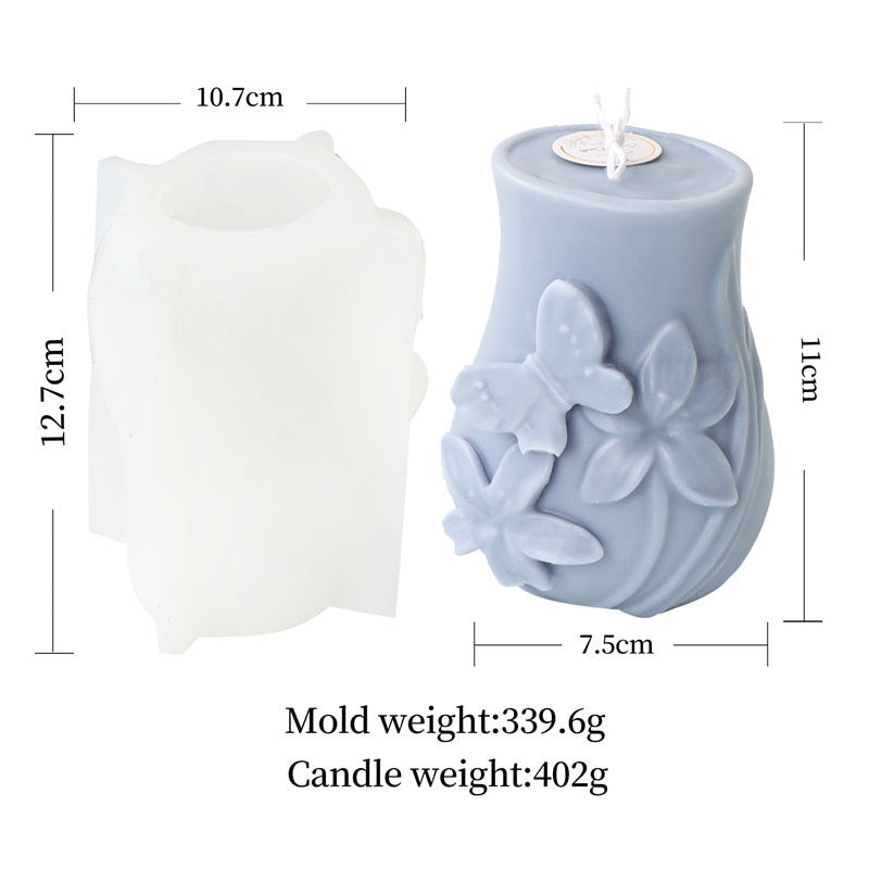 Cylindrical Candle Silicone