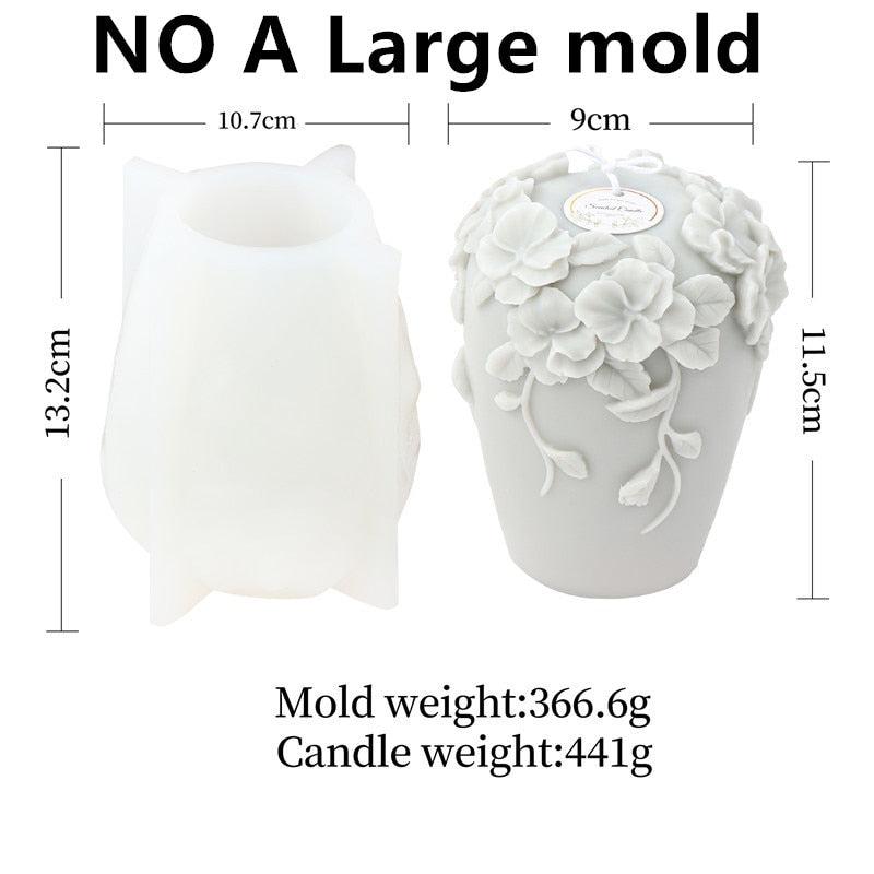 Cylindrical Candle Silicone