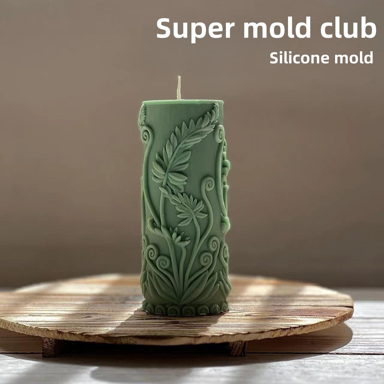 Cylindrical Candle Silicone