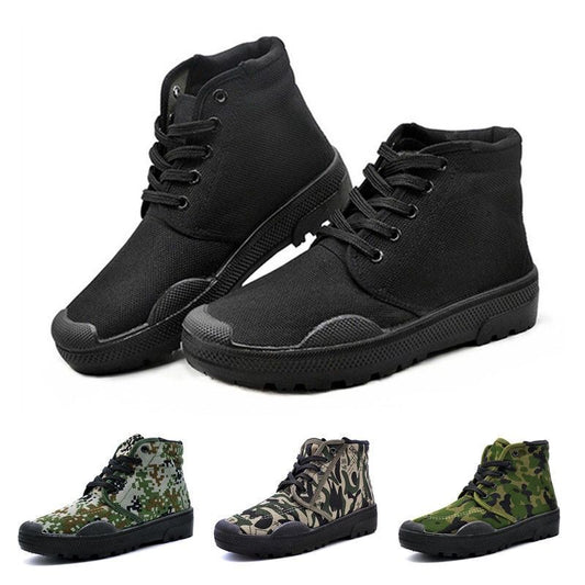 Men's slip resistance high-top work shoes