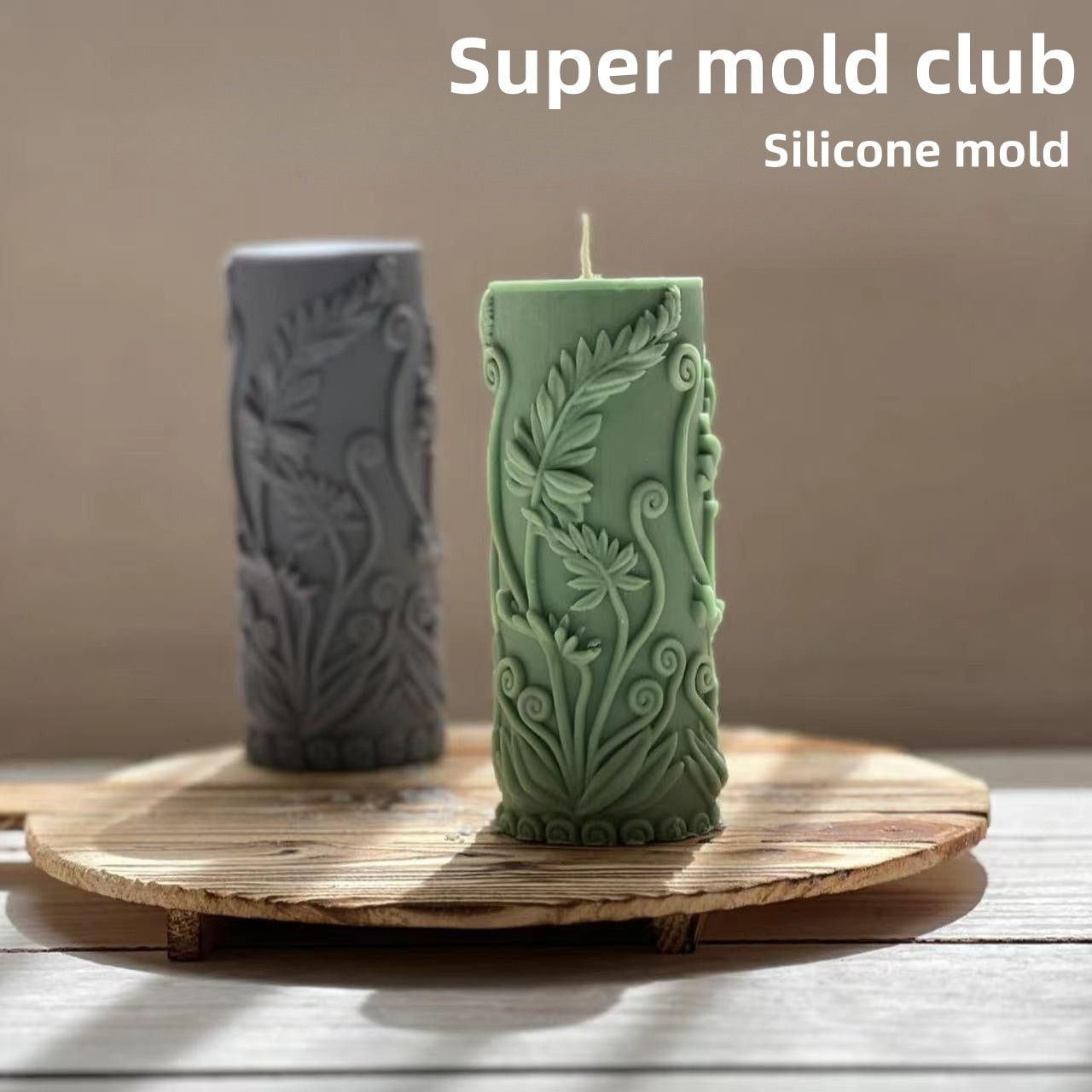 Cylindrical Candle Silicone