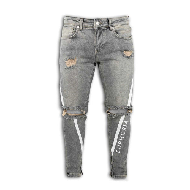 A Ripped Hole Denim Jeans