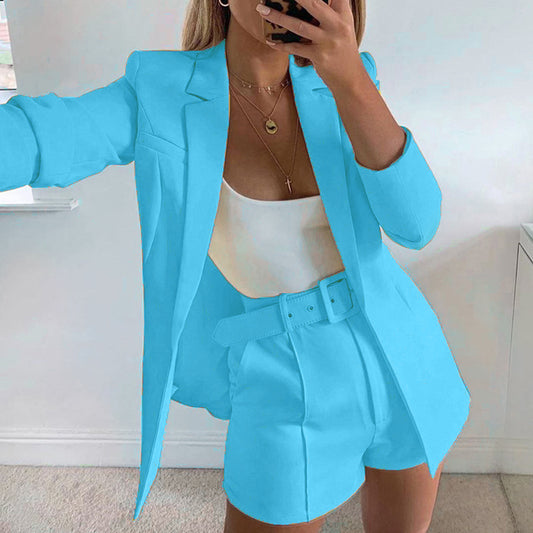 Two Piece Blazer Suit Women Office